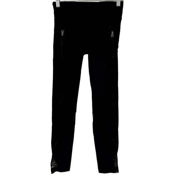 Lululemon Inspire Tight II Mesh Black Luxtreme 7/8 Sweat Wicking Zippers 4 - Picture 2 of 5